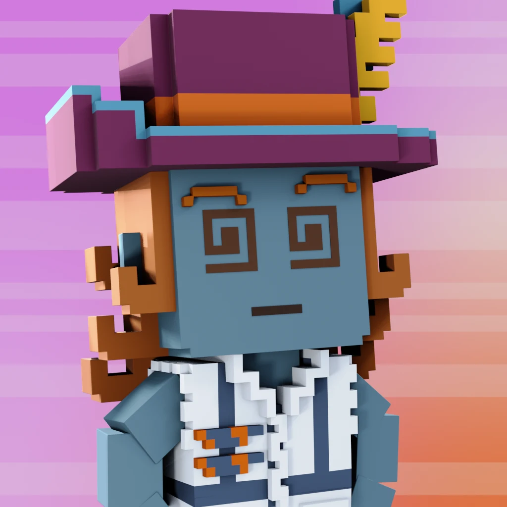 Pirate #8170 voxel render