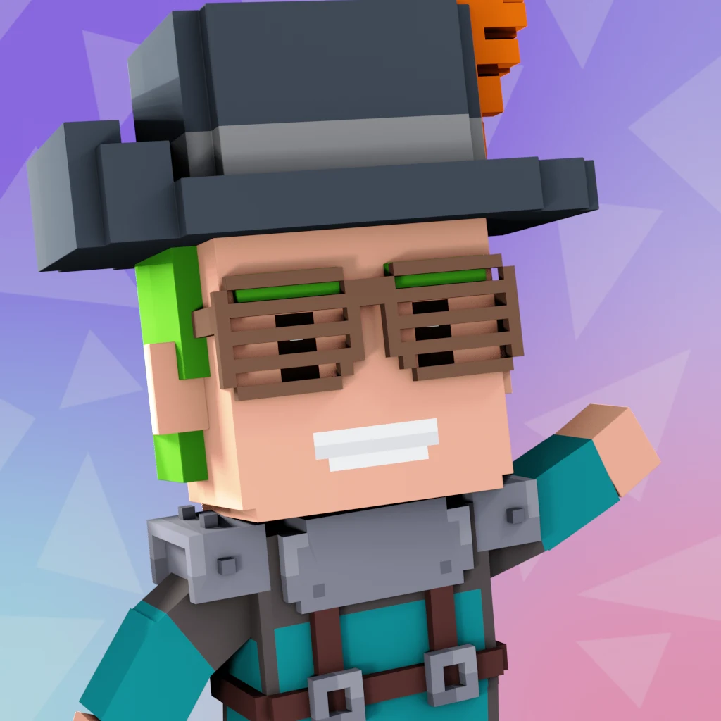 Pirate #8171 voxel render