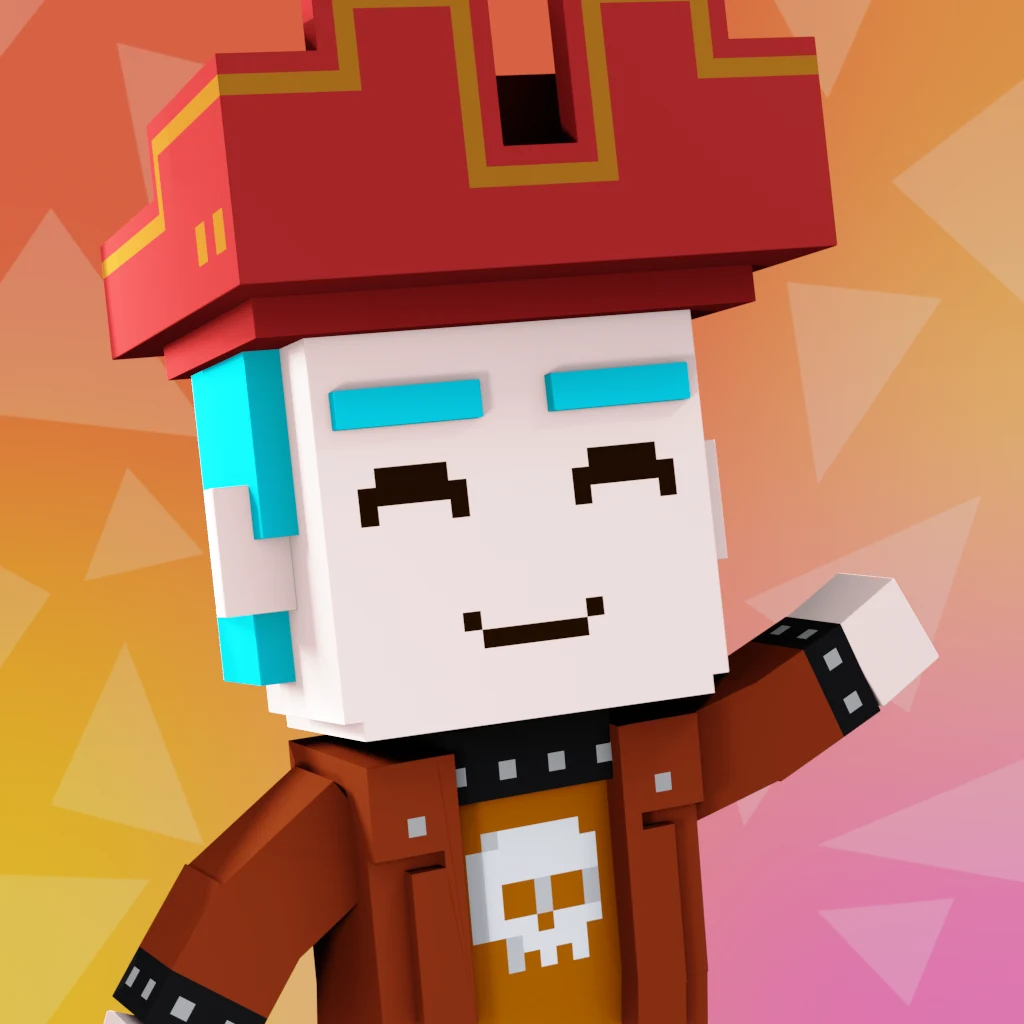 Pirate #8172 voxel render