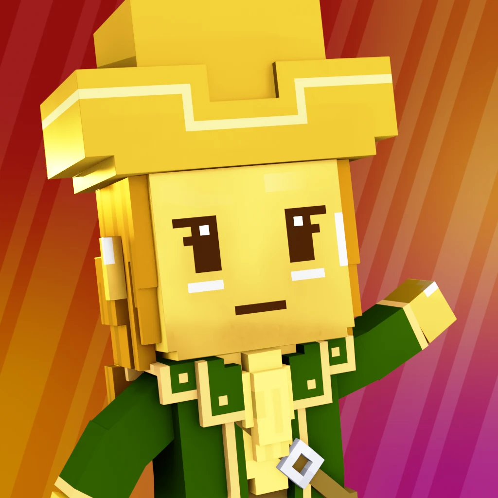 Pirate #8173 voxel render