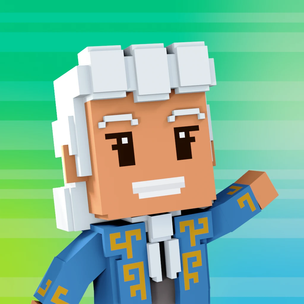 Pirate #8174 voxel render