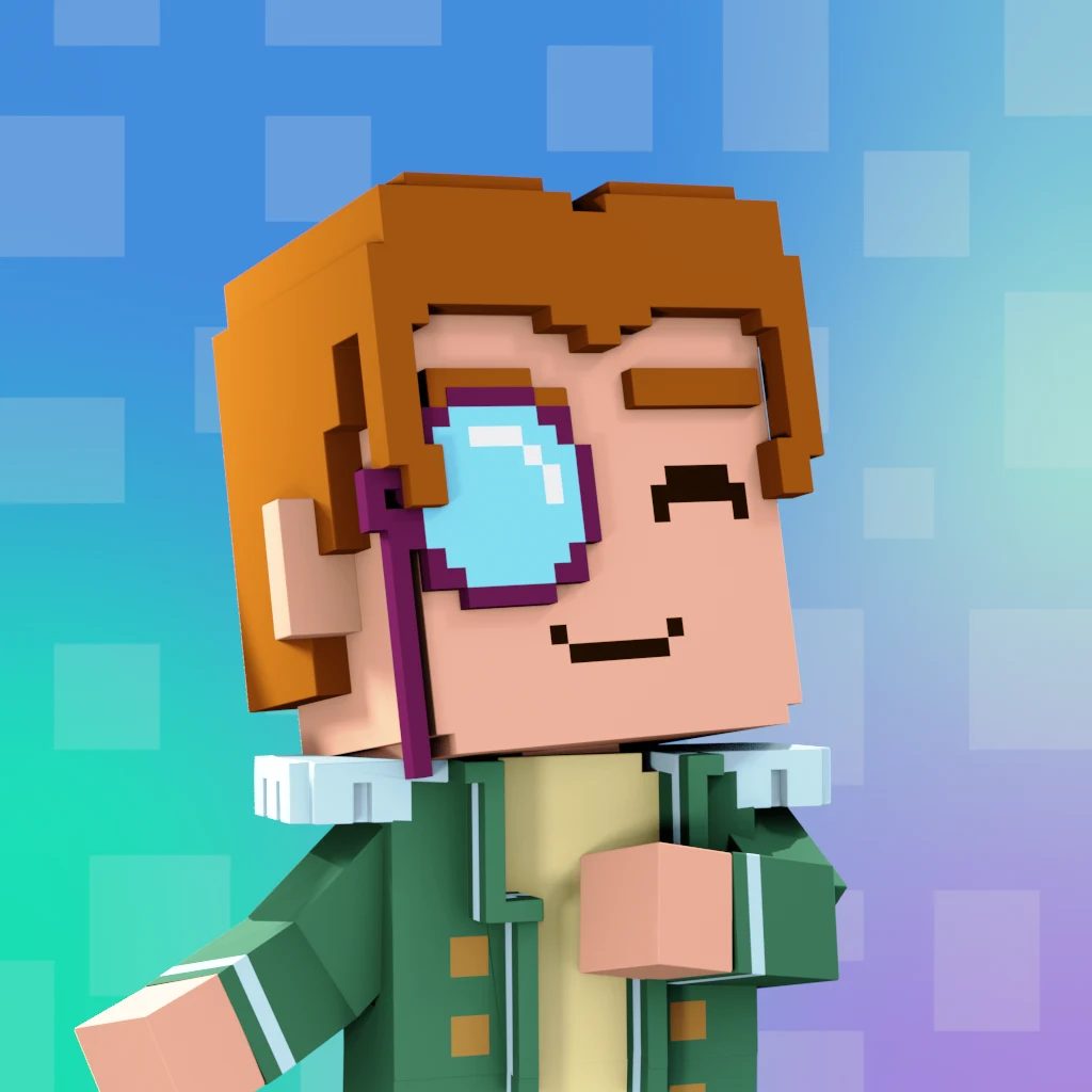 Pirate #8176 voxel render