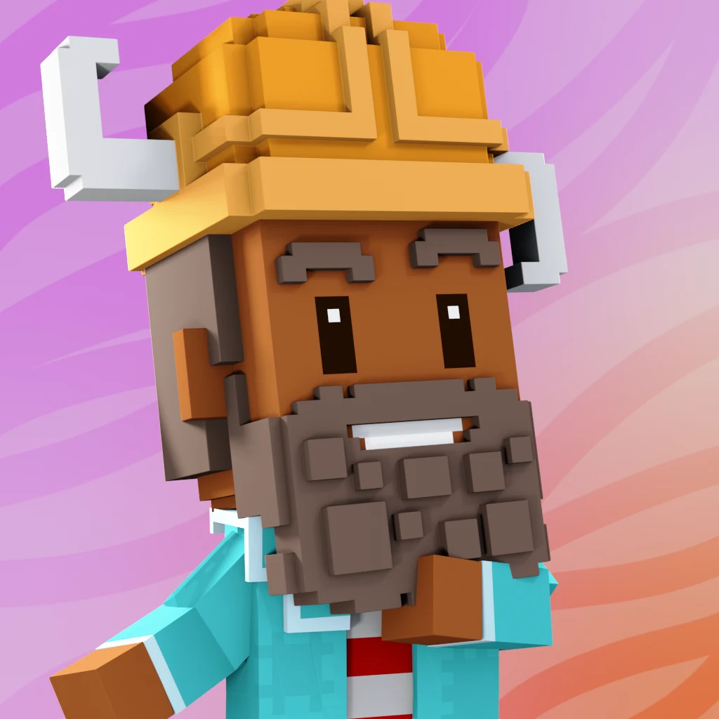 Pirate #8177 voxel render