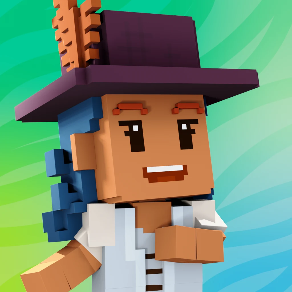 Pirate #8178 voxel render