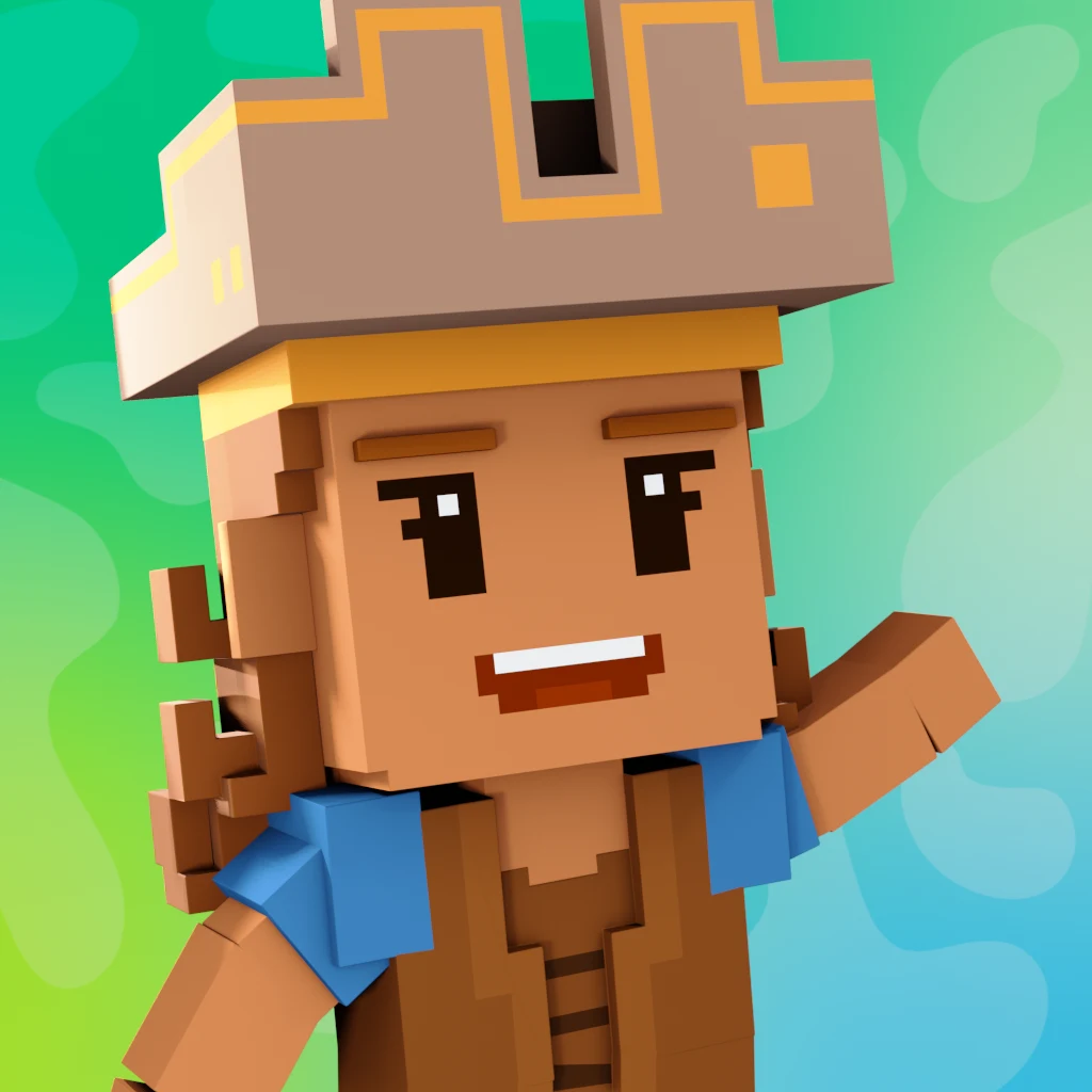 Pirate #8182 voxel render