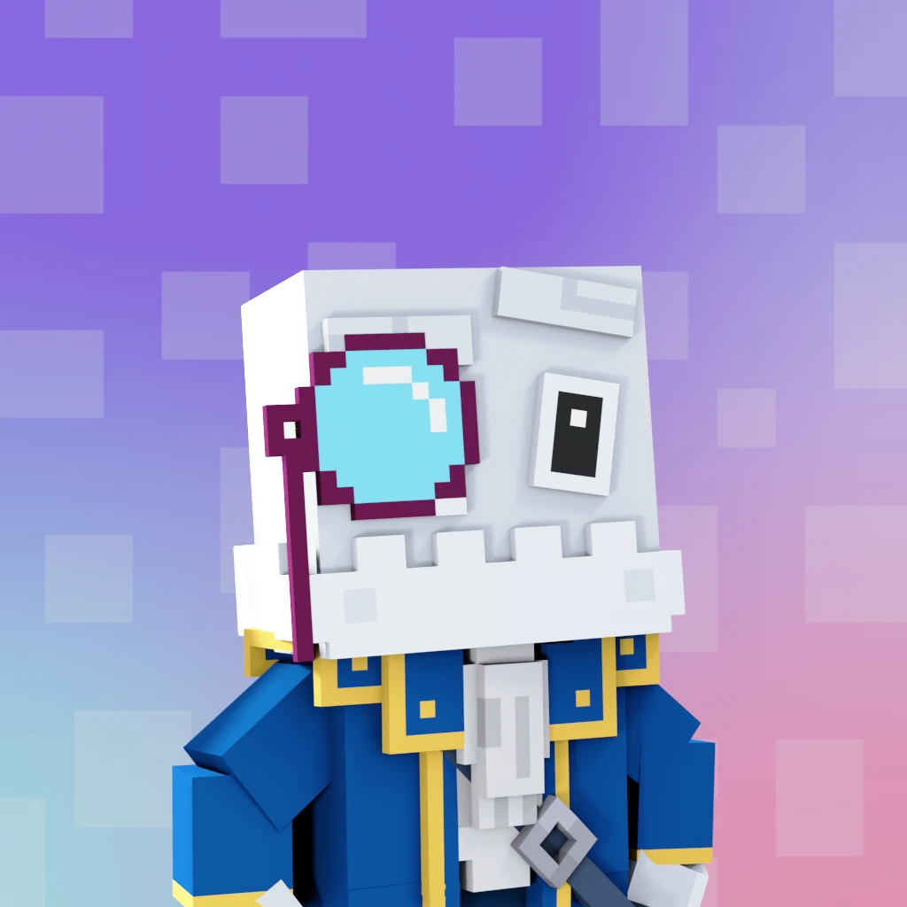 Pirate #8184 voxel render