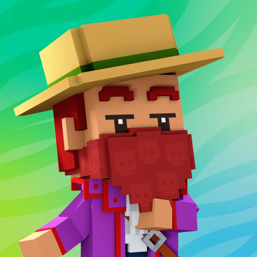 Pirate #8185 voxel render