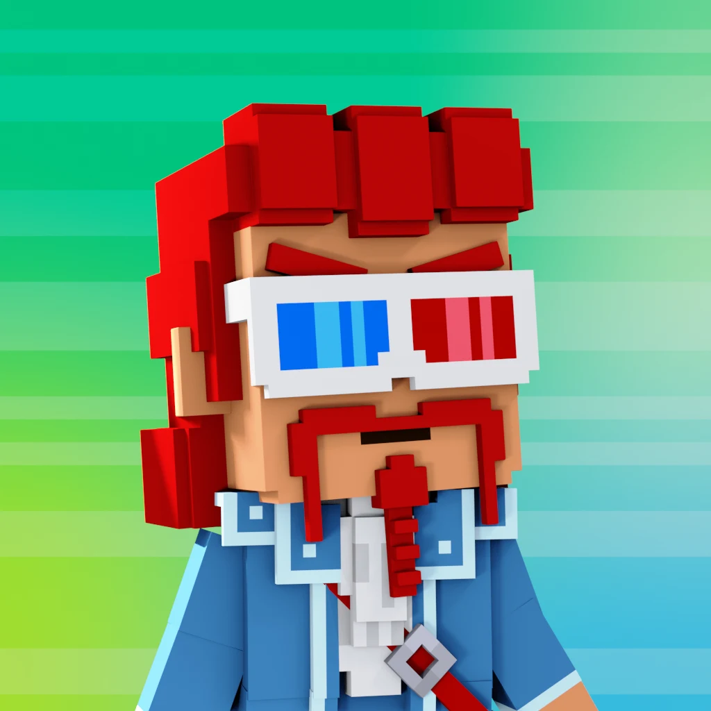 Pirate #8188 voxel render