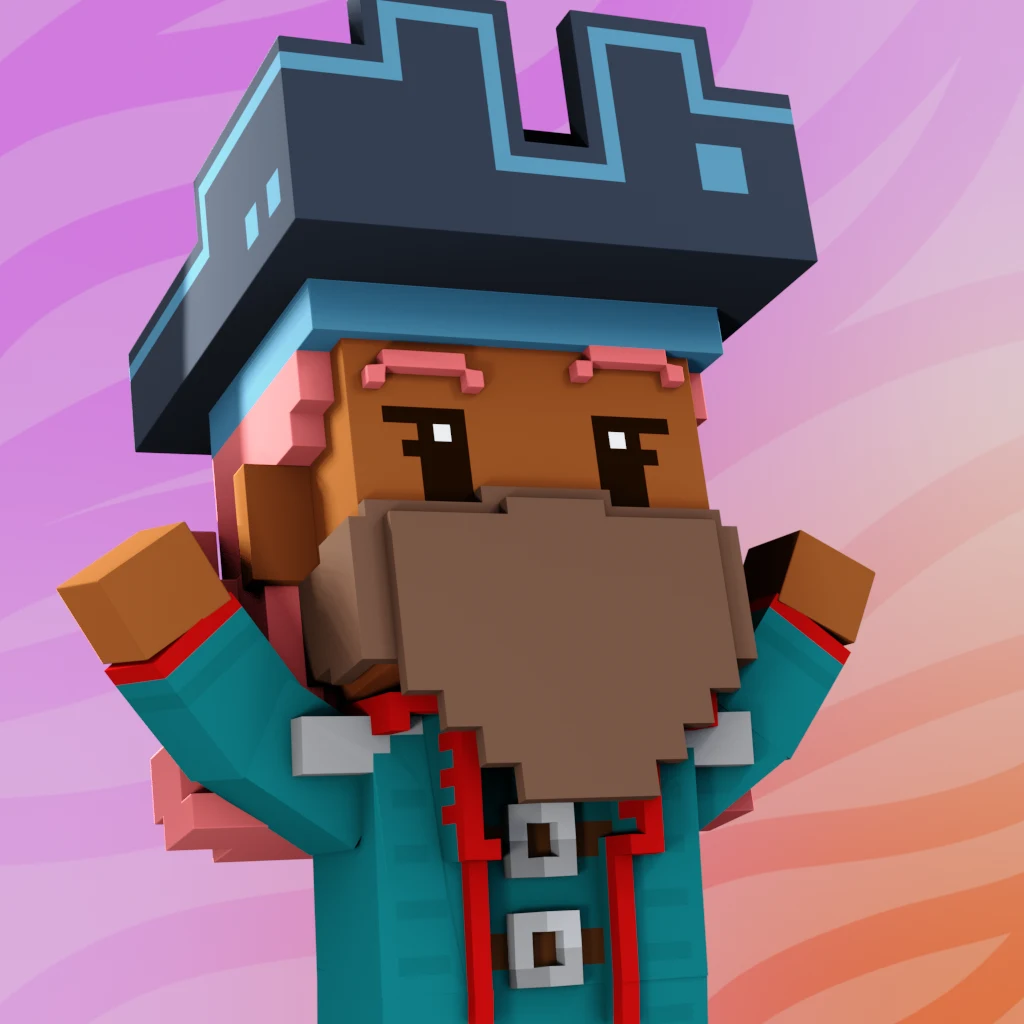 Pirate #8189 voxel render