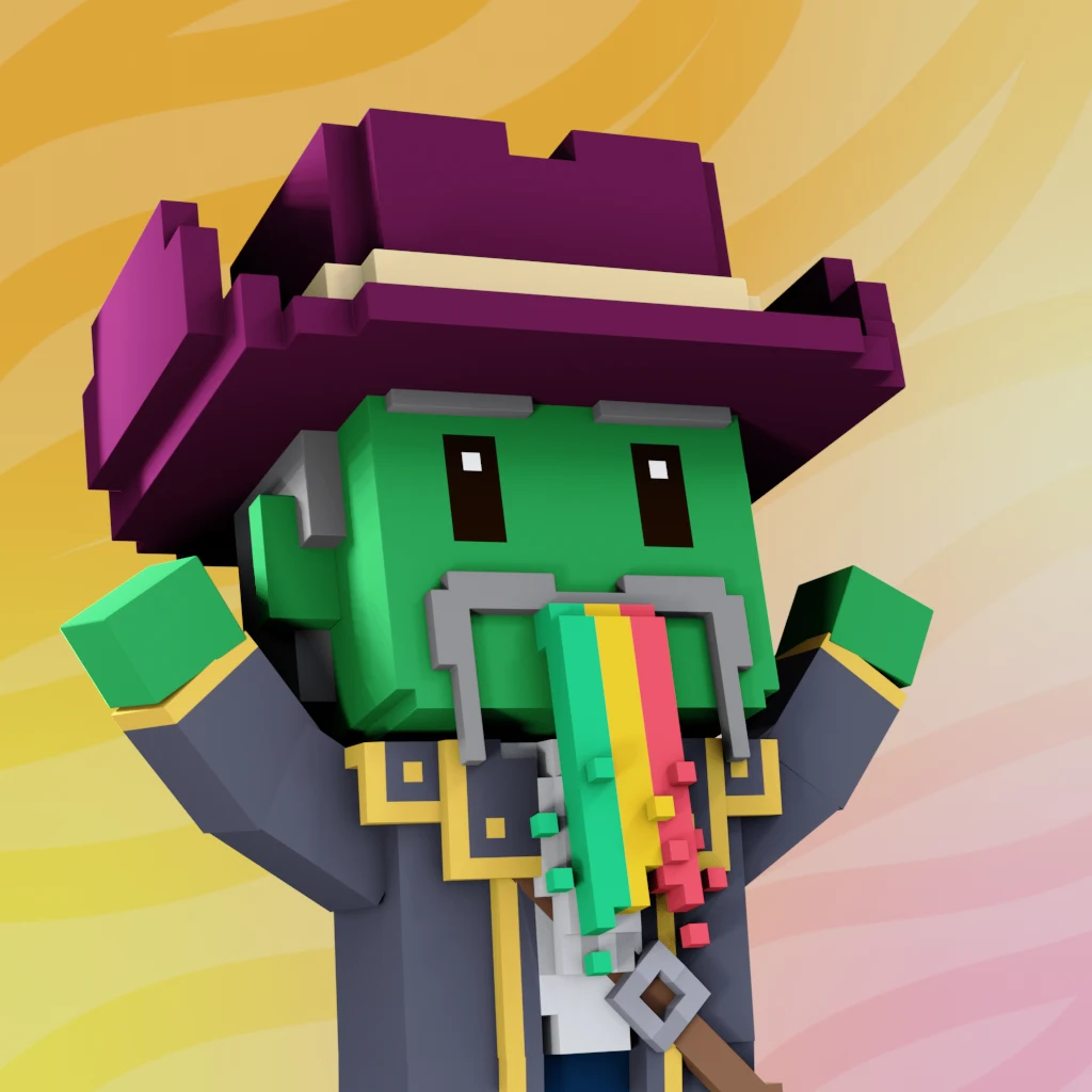 Pirate #819 voxel render