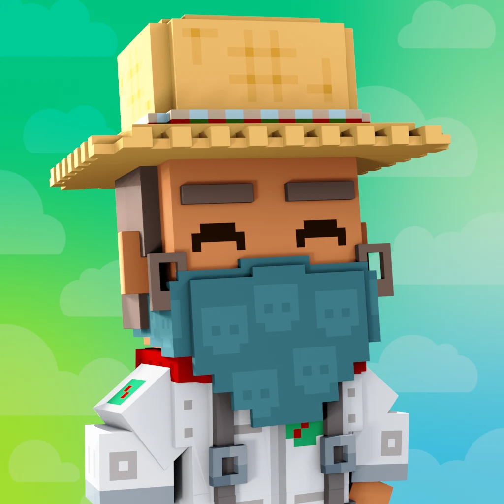 Pirate #8195 voxel render
