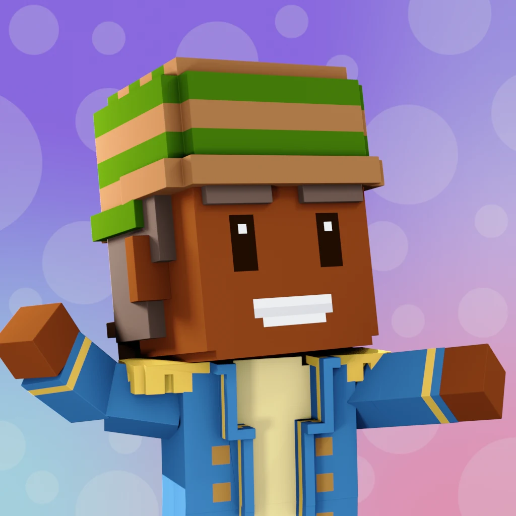 Pirate #82 voxel render
