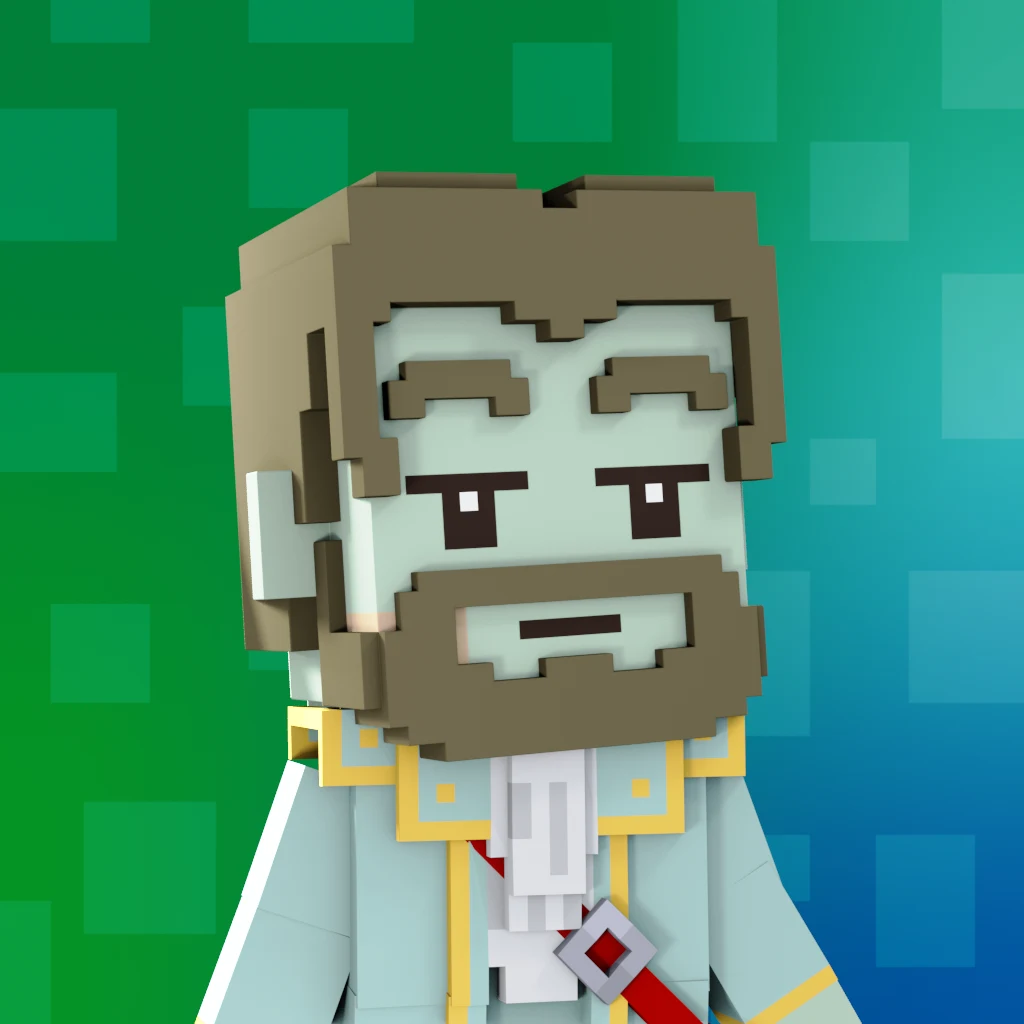 Pirate #820 voxel render