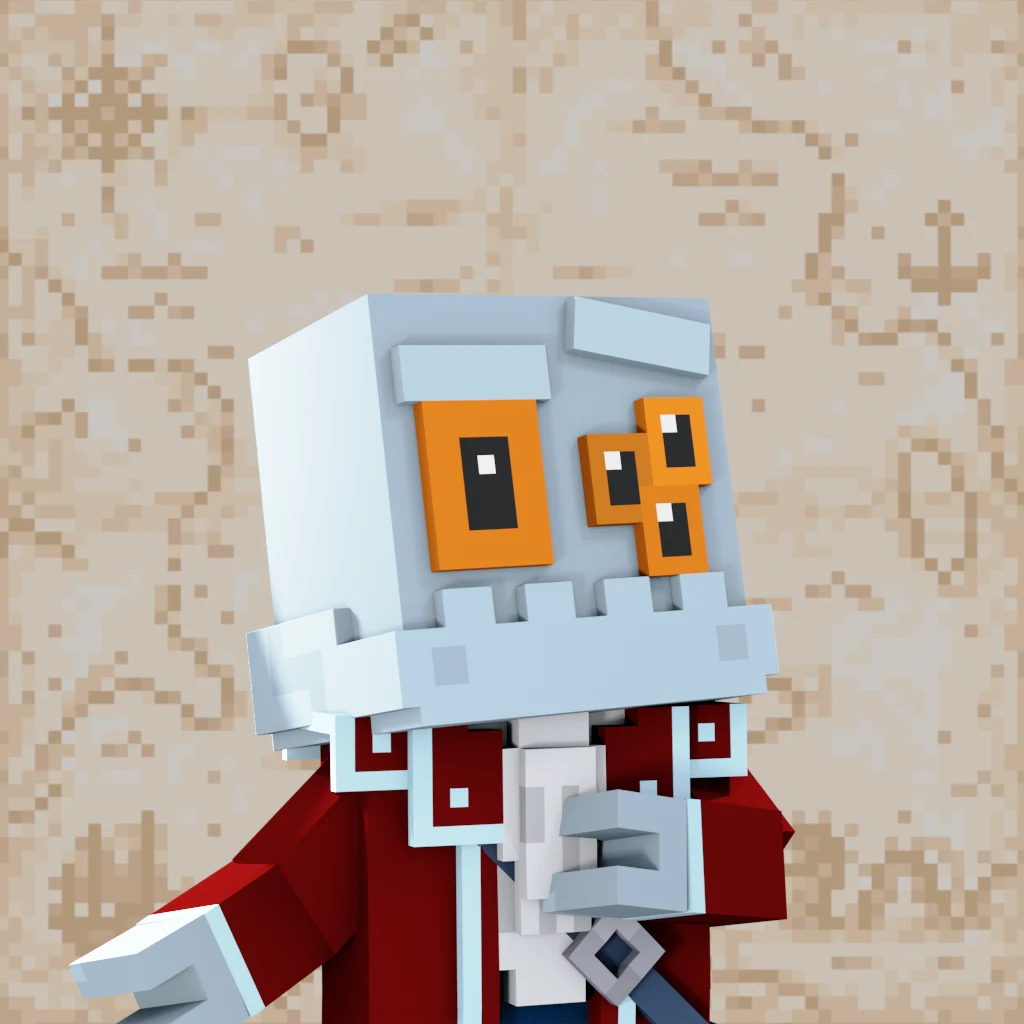 Pirate #8203 voxel render