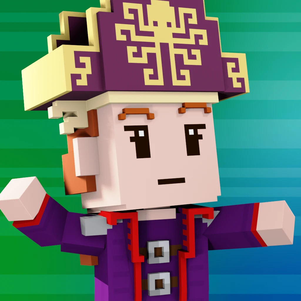 Pirate #8204 voxel render