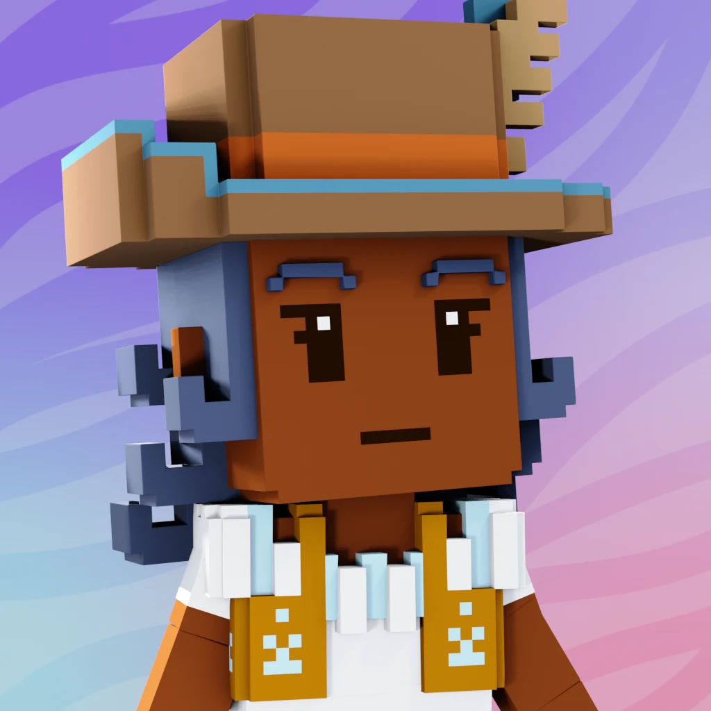 Pirate #8205 voxel render