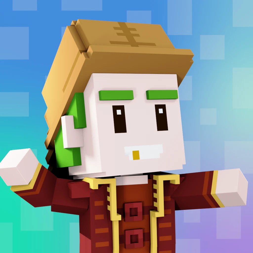 Pirate #8206 voxel render