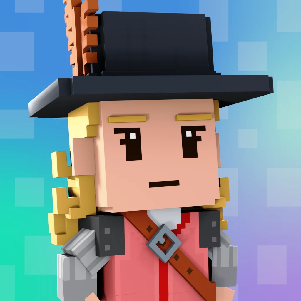 Pirate #8209 voxel render