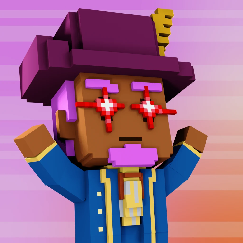 Pirate #8213 voxel render