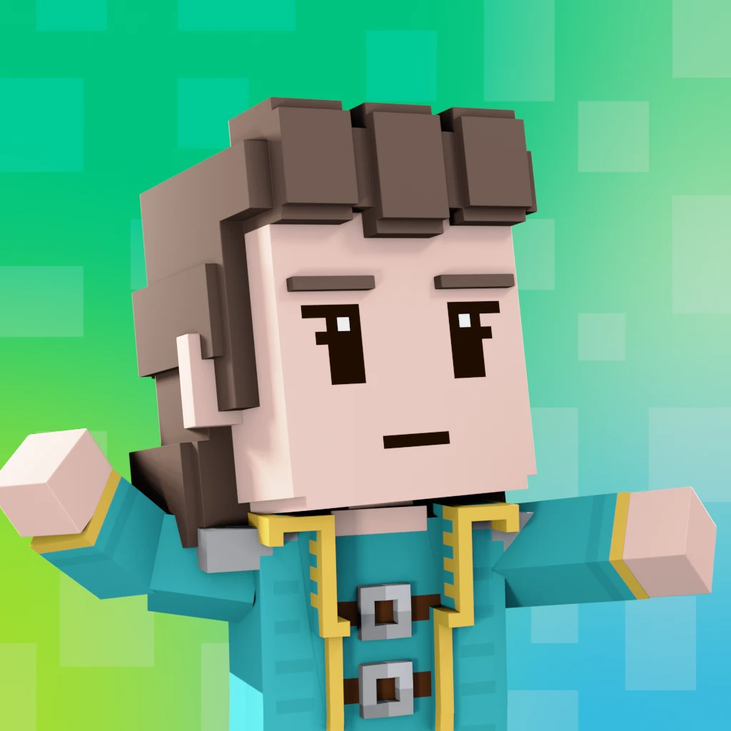 Pirate #8215 voxel render