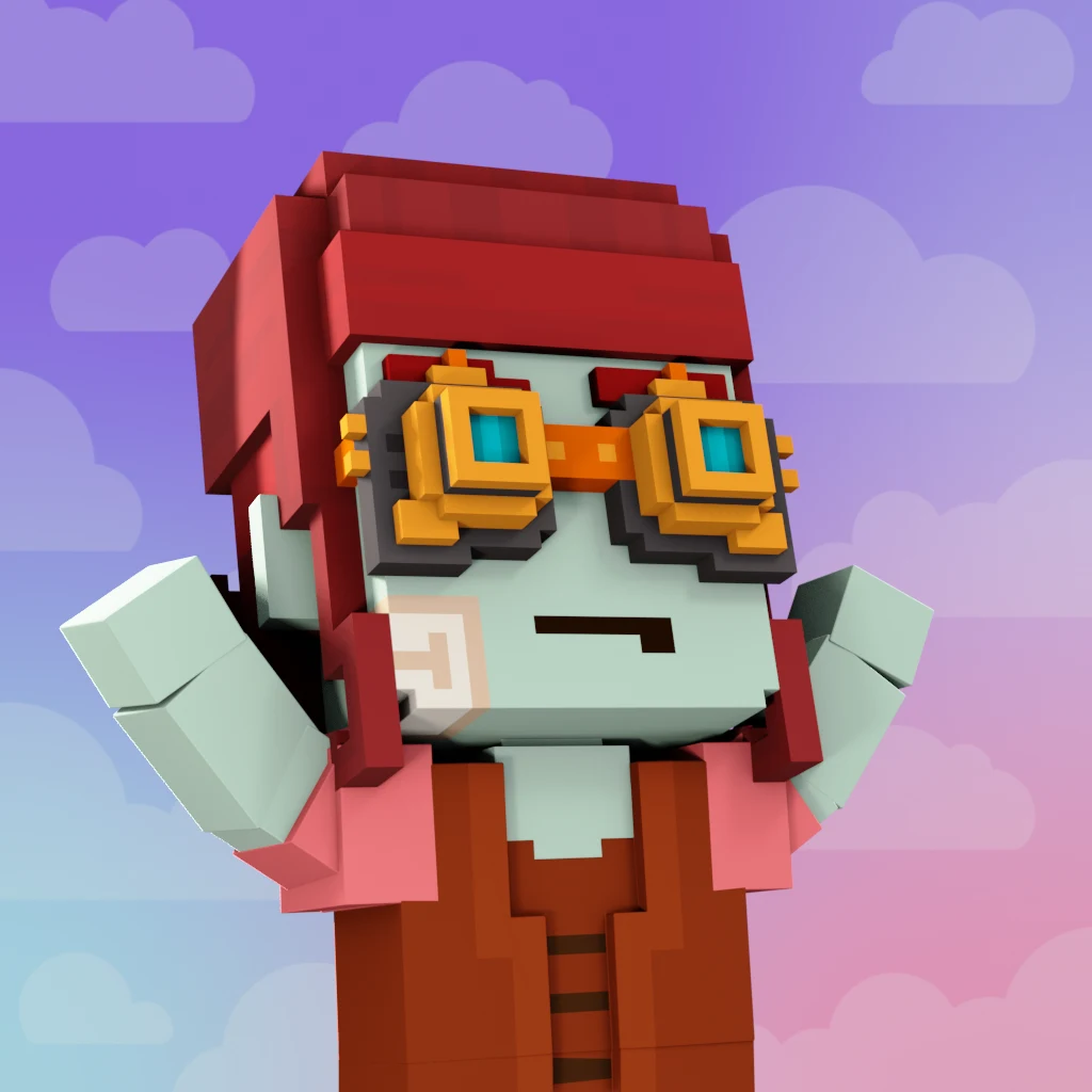 Pirate #8216 voxel render