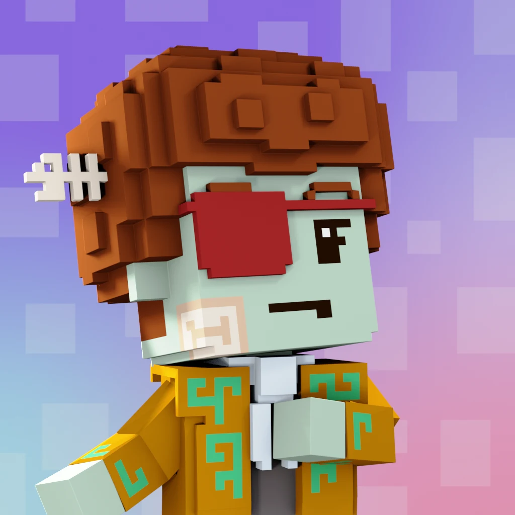 Pirate #8225 voxel render