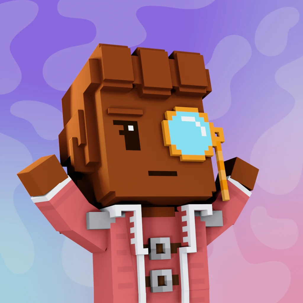 Pirate #8233 voxel render