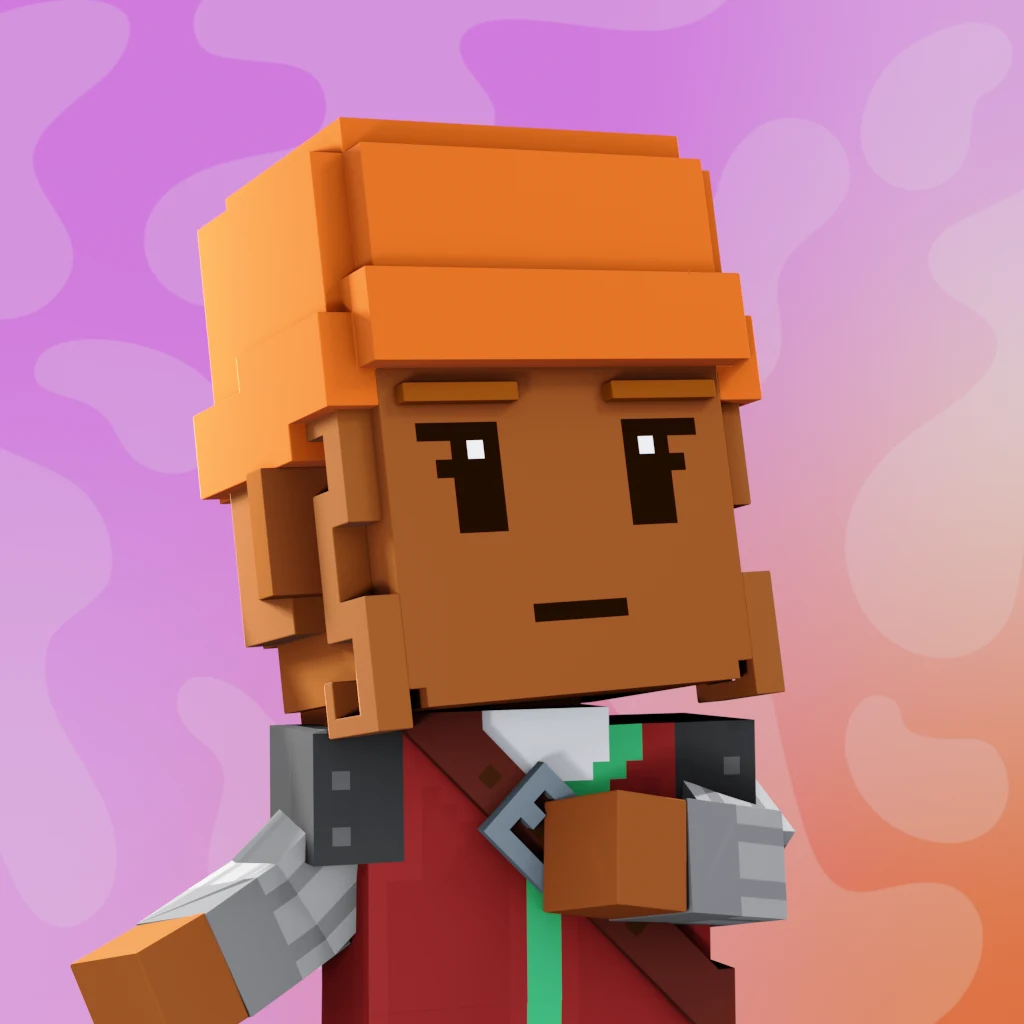 Pirate #8234 voxel render