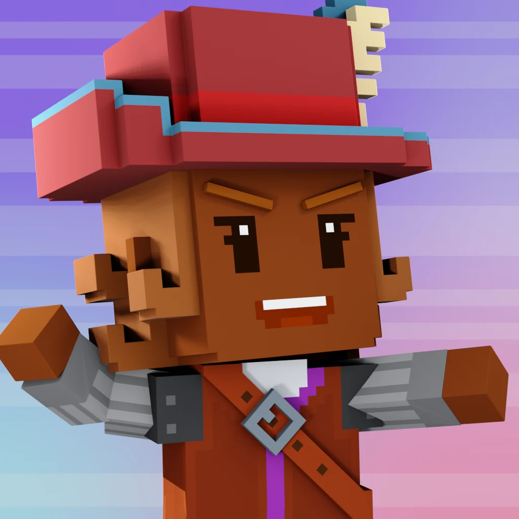 Pirate #8235 voxel render
