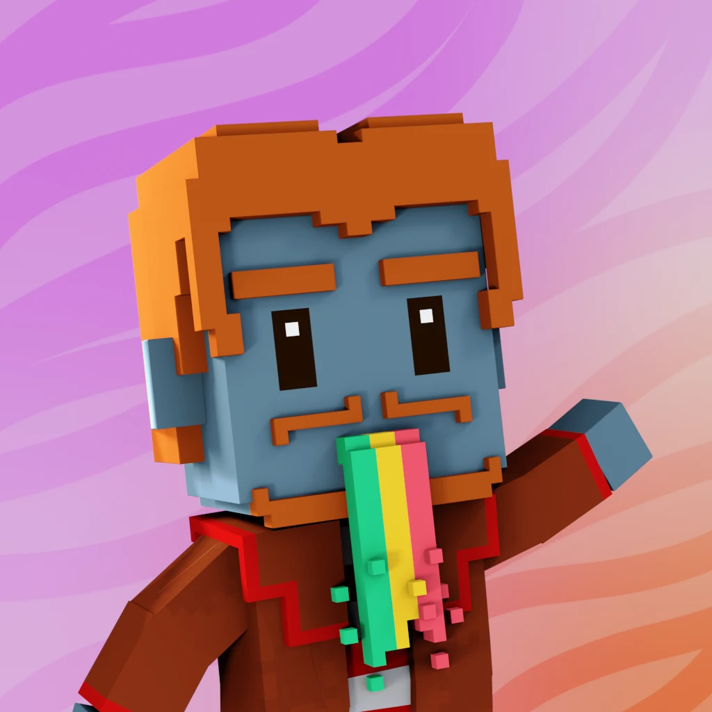 Pirate #8237 voxel render