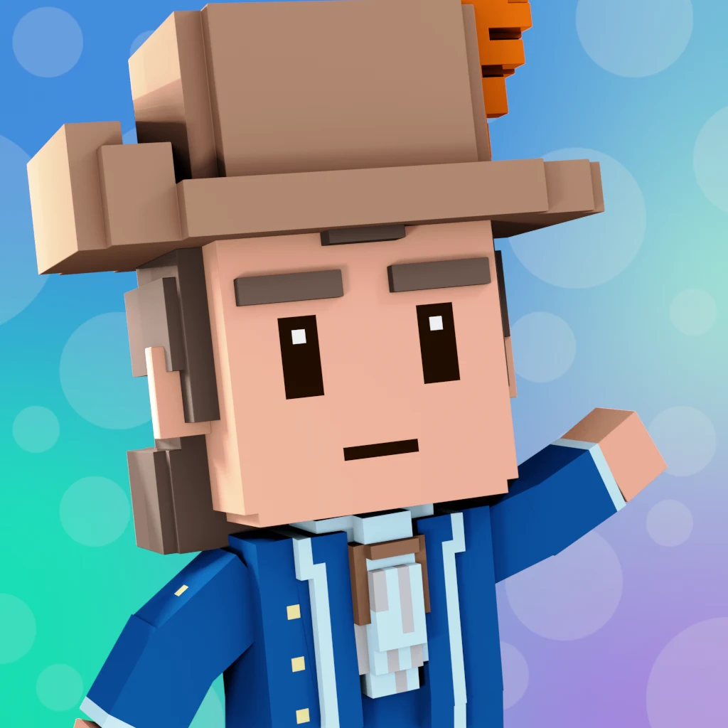Pirate #8242 voxel render