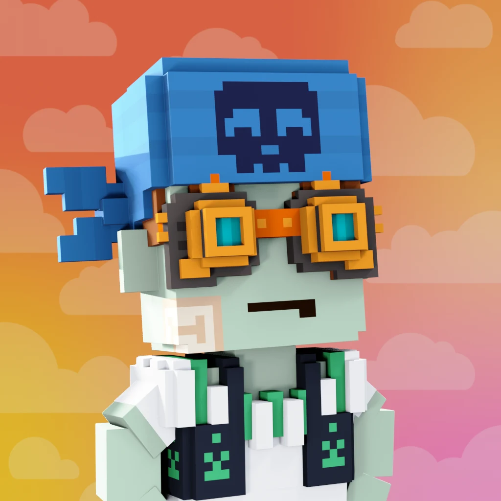 Pirate #8245 voxel render