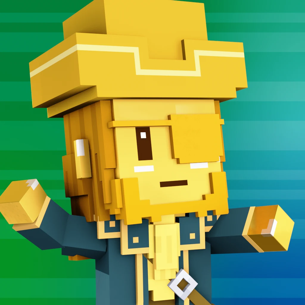 Pirate #8248 voxel render