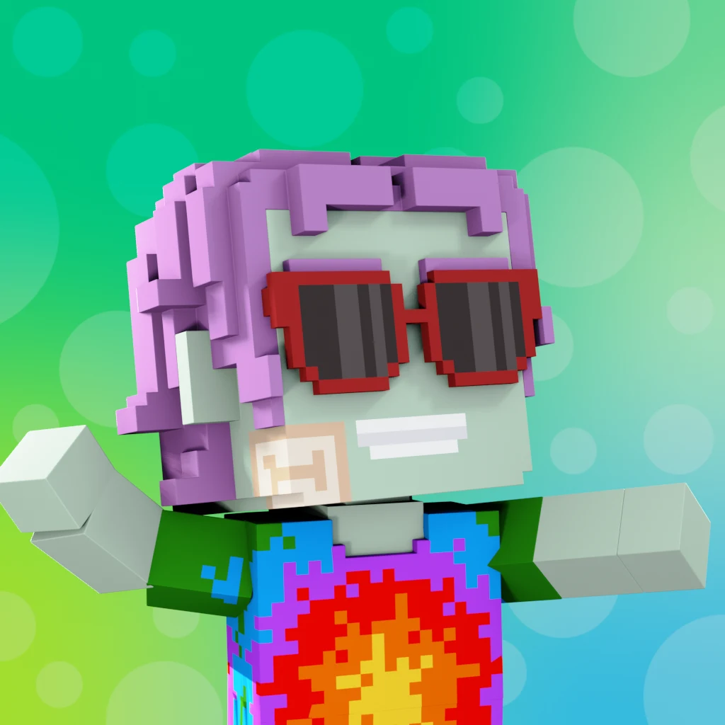 Pirate #825 voxel render