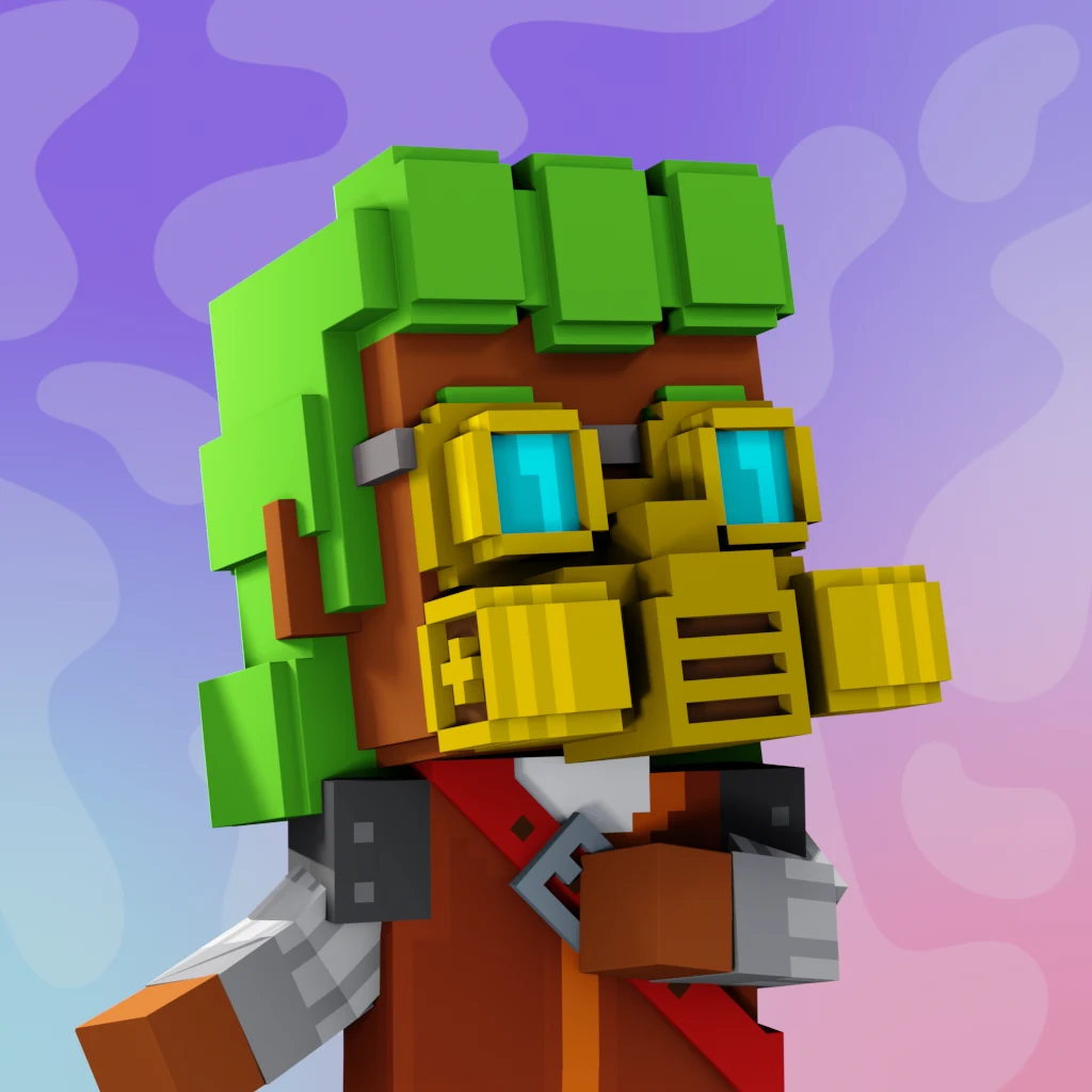 Pirate #8252 voxel render