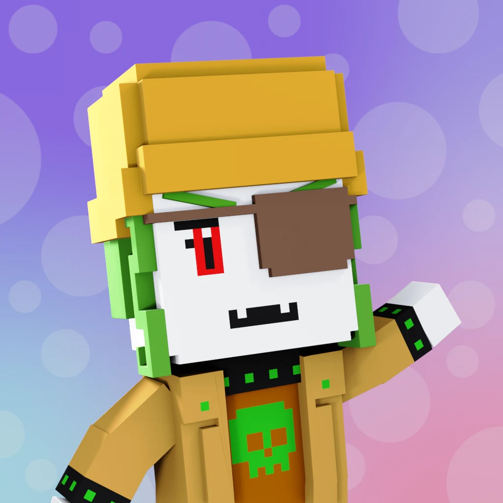 Pirate #8263 voxel render