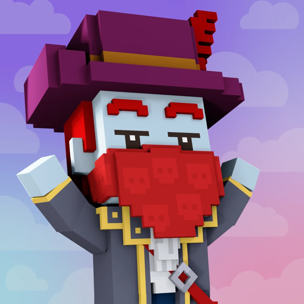 Pirate #8264 voxel render
