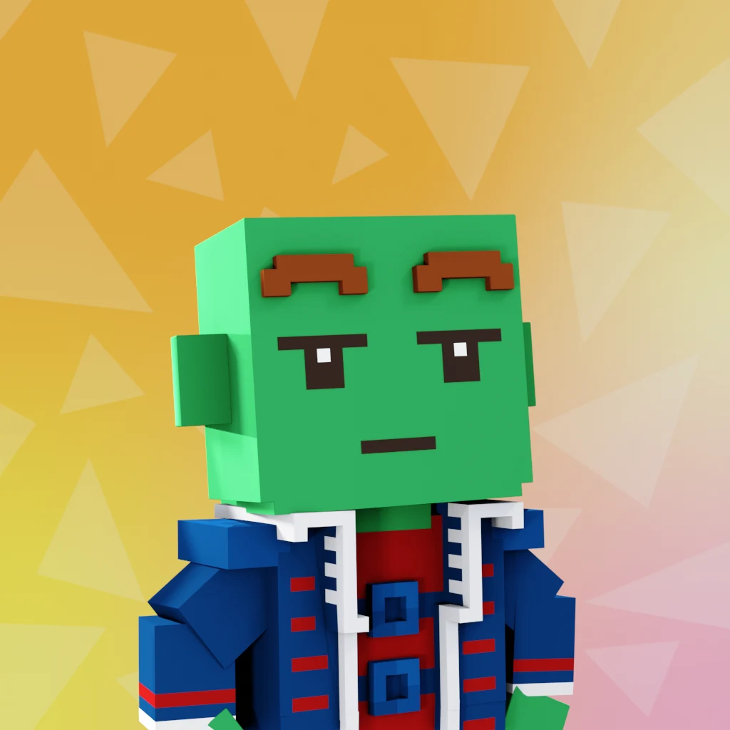 Pirate #8266 voxel render