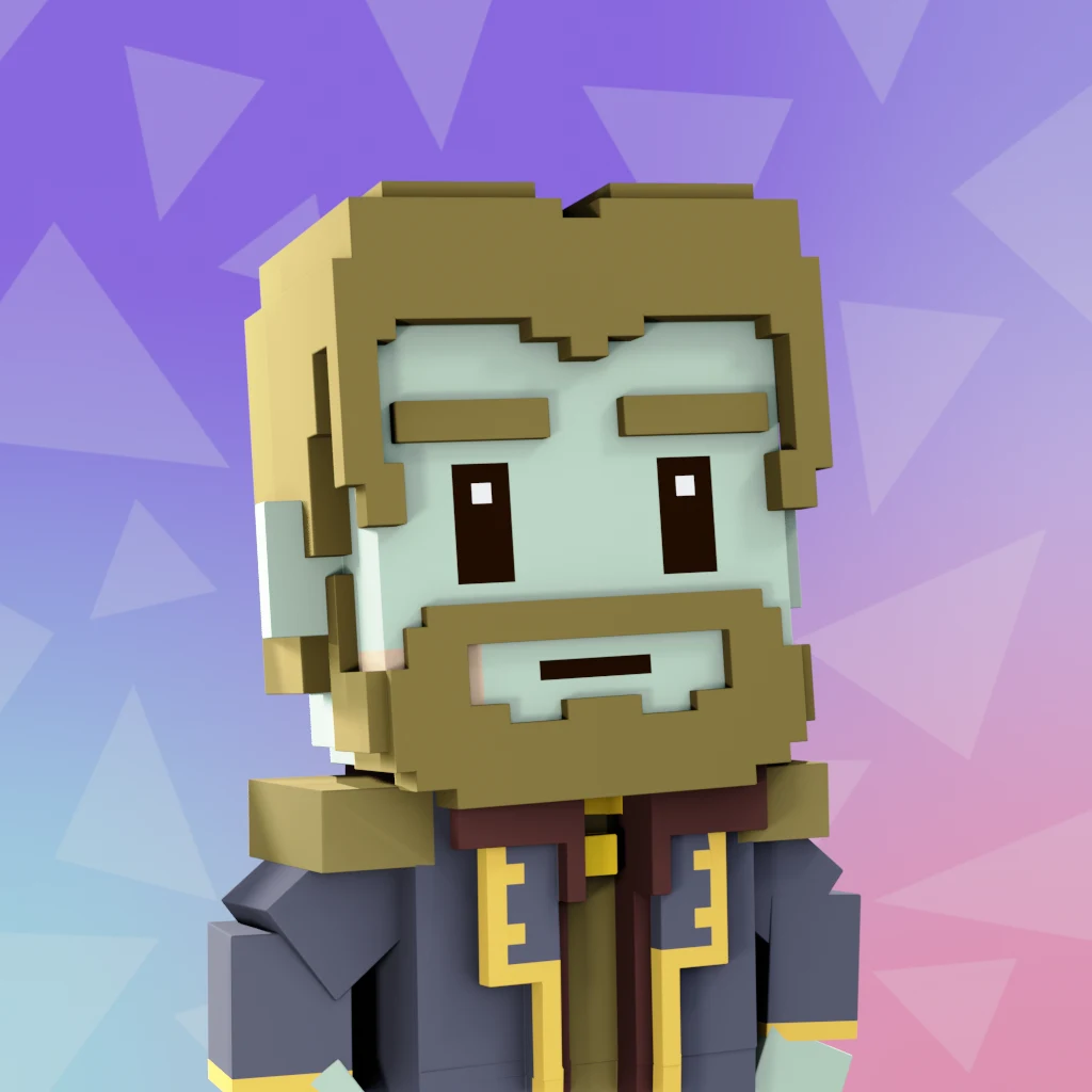 Pirate #8267 voxel render