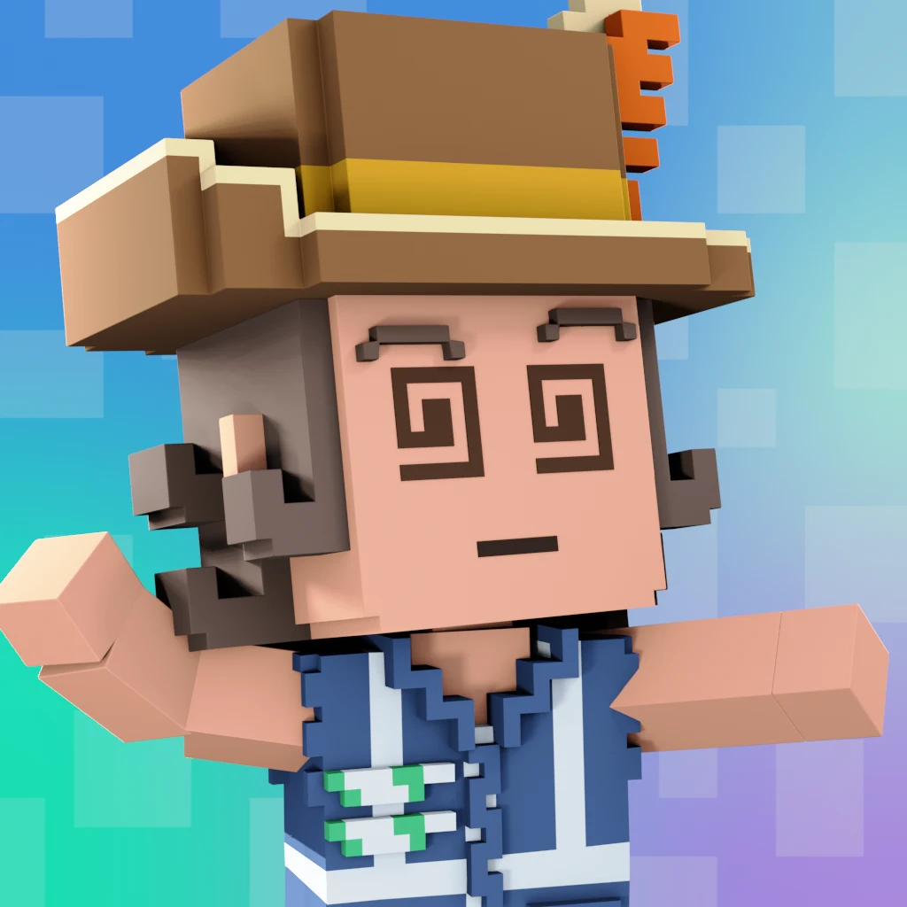 Pirate #8269 voxel render