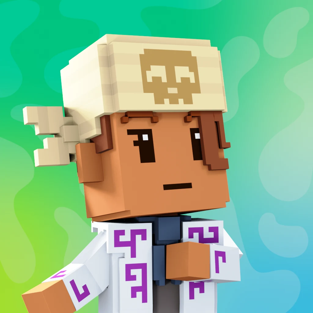 Pirate #827 voxel render