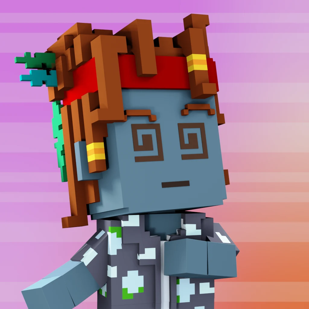 Pirate #8270 voxel render