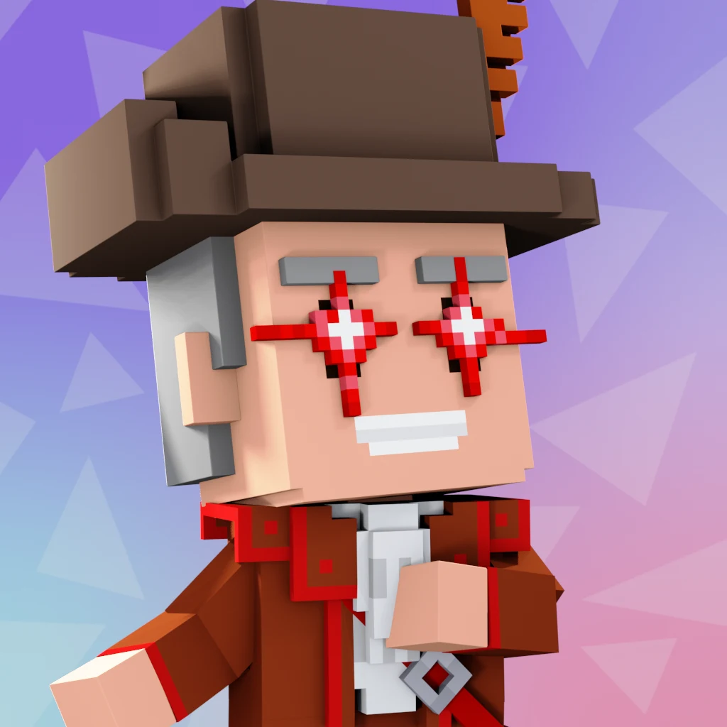 Pirate #8271 voxel render
