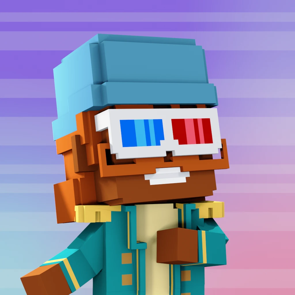 Pirate #8272 voxel render