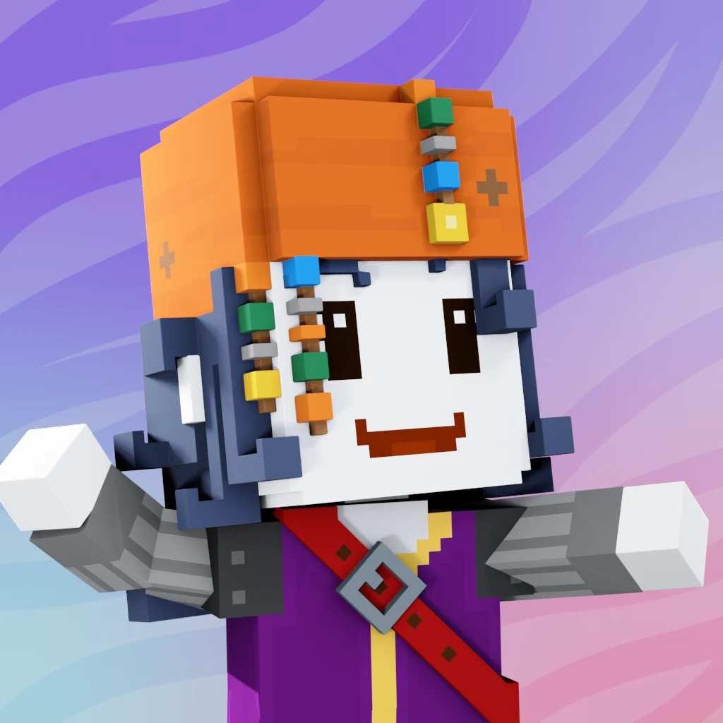 Pirate #8276 voxel render