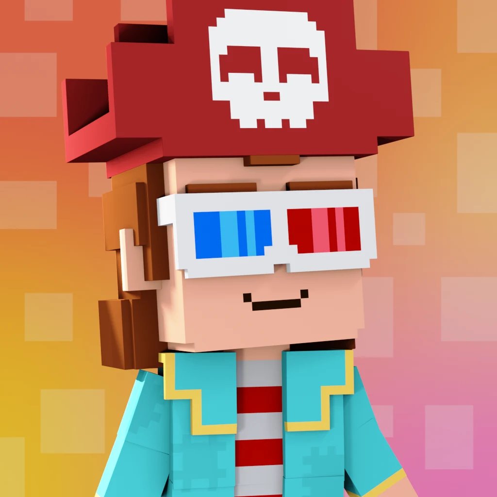 Pirate #8277 voxel render