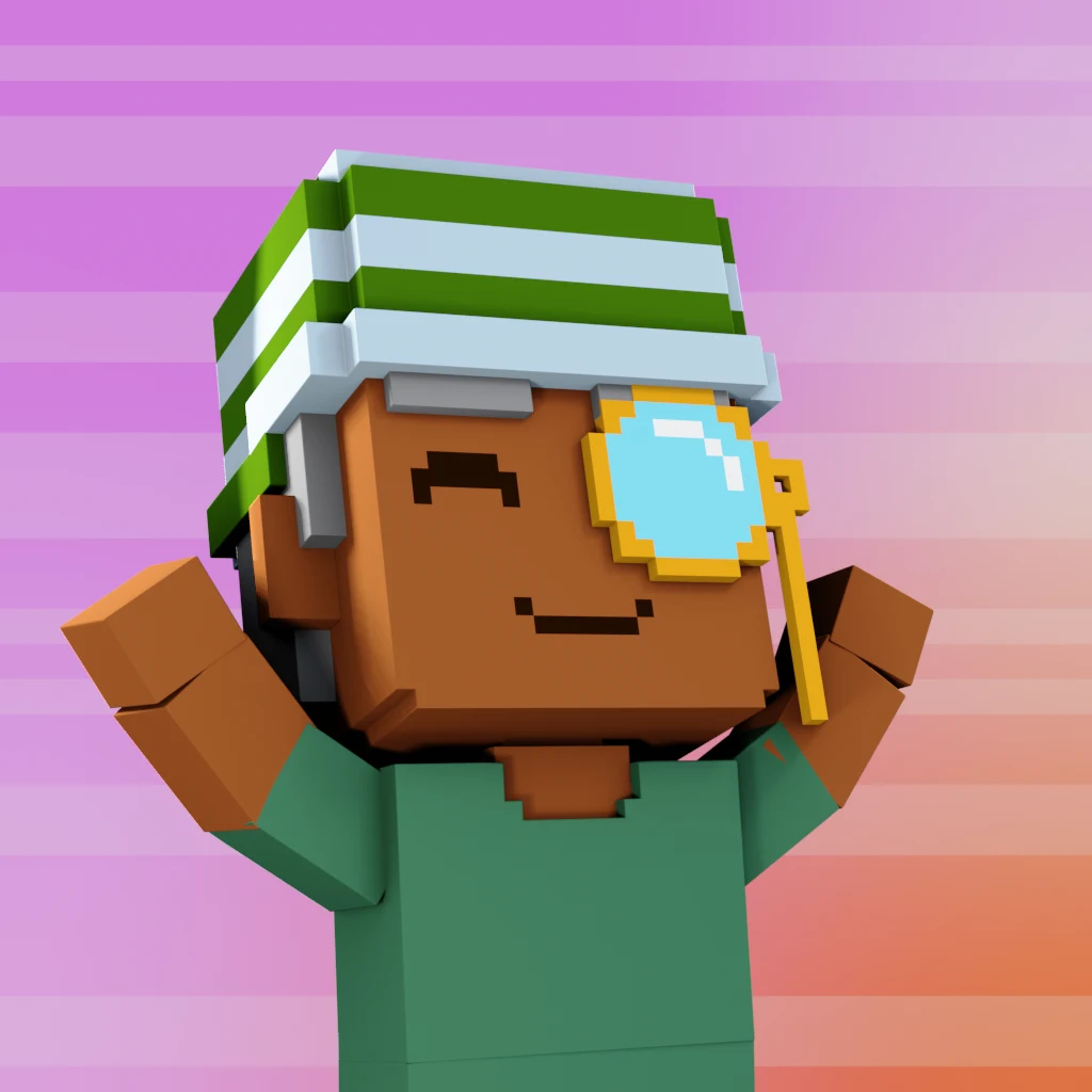 Pirate #8278 voxel render