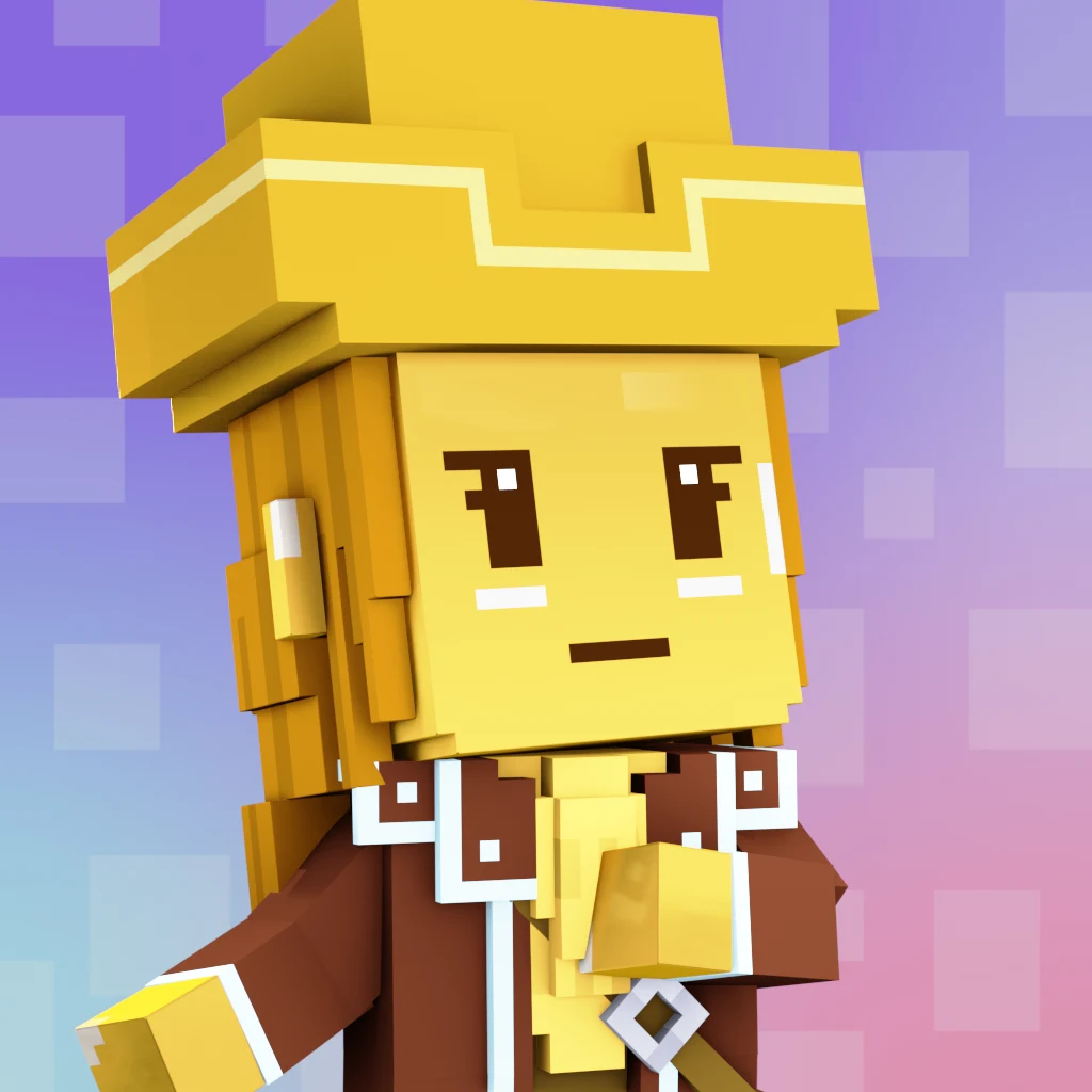 Pirate #8279 voxel render