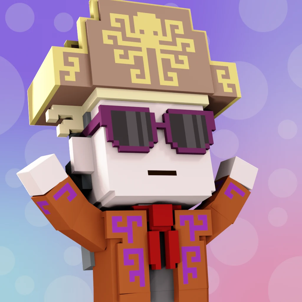 Pirate #8280 voxel render