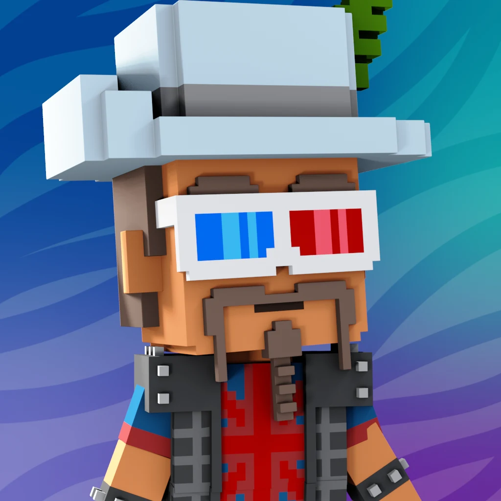 Pirate #8281 voxel render
